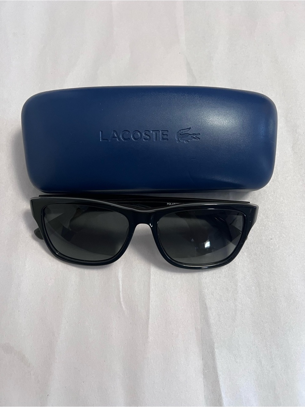 Lacoste Black Polarized L683SP 001 5516 140 Sunglasses